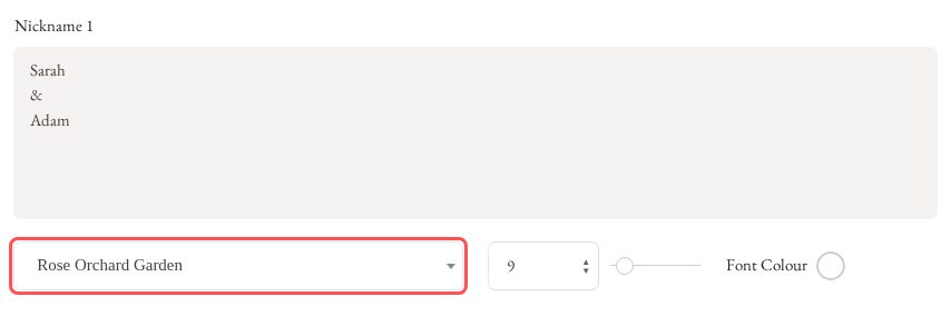 Pick a Font