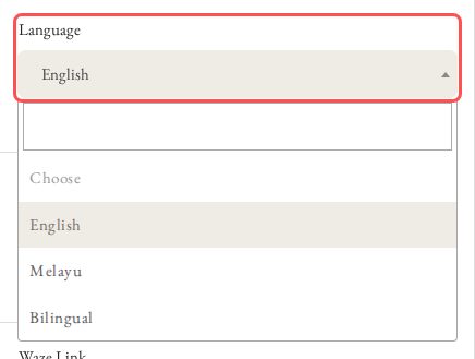 Pick the Language